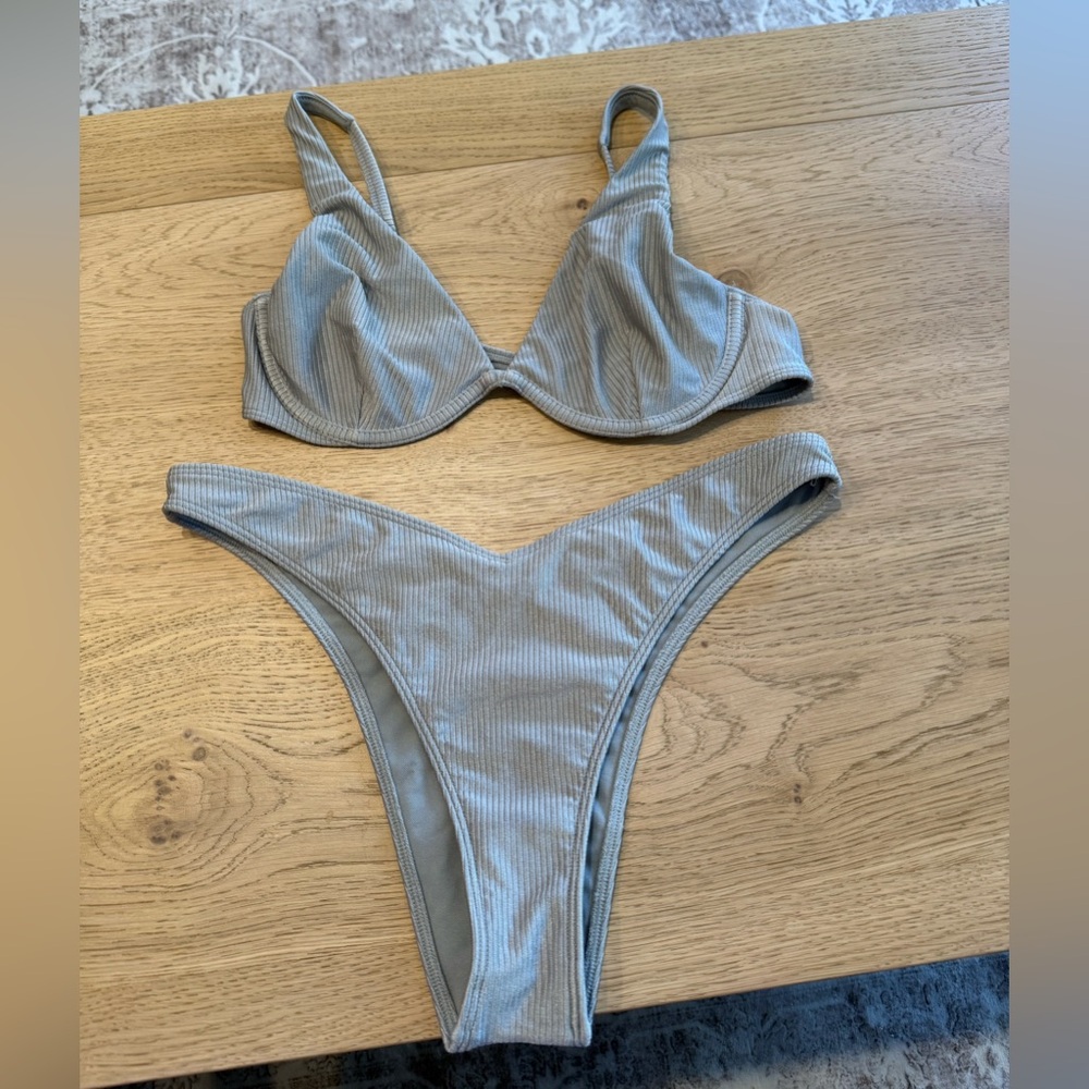 Gray/Silver Hollister Bikini
